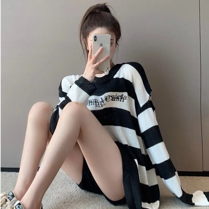 Женский свитер пуловеры новинка сезона осень-зима 2021 уличная одежда