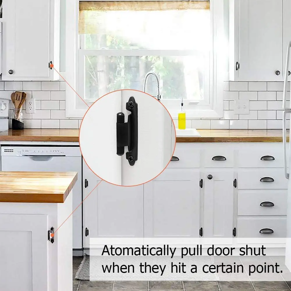 cabinet hinges black overlay cabinet hinges for kitchen drawer self closing door hinges cabinet hardware 15 pair30 pack free global shipping