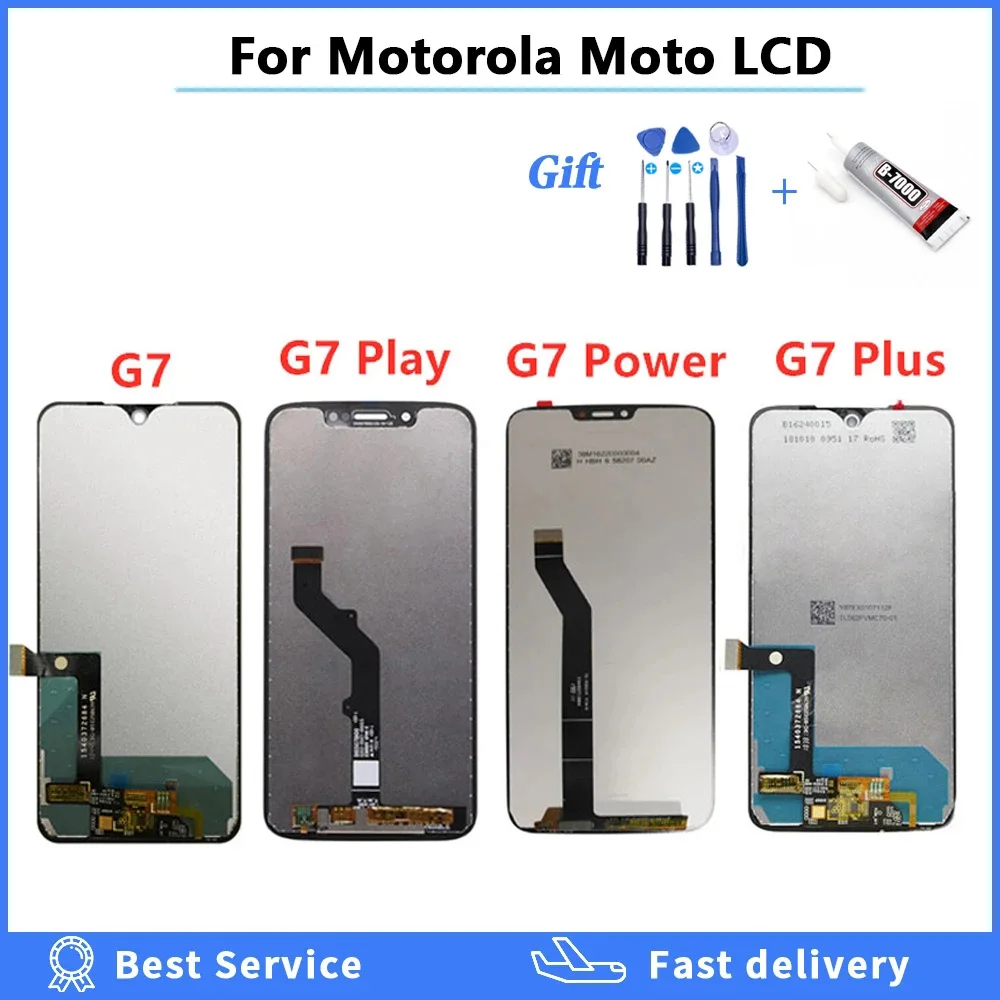 Дисплейный модуль для Motorola Moto G7 Power XT1955 ЖК-дисплей Plus сенсорный экран дигитайзер