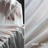 50x150cm line crepe white chiffon fabric lace tulle polyester diy patchwork decor stage dress doll designer fabric