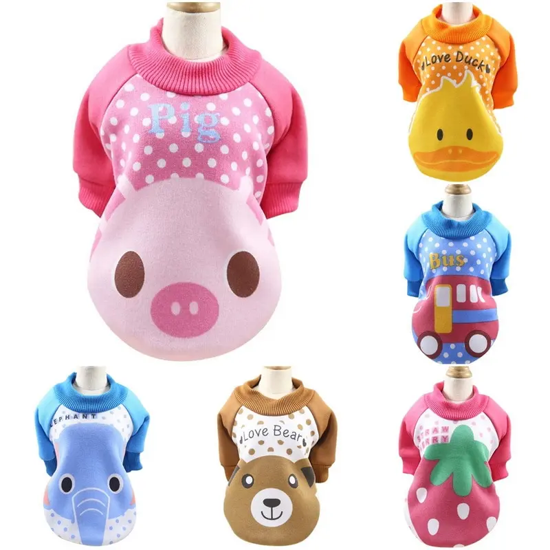 Горячая Распродажа 6 размеров зимняя теплая одежда для маленьких и средних собак