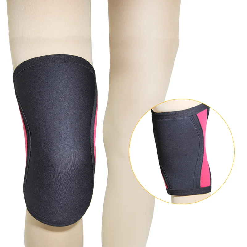 7mm Compression Neoprene Squats Protector Kneecap Sports Safety Weightlifting Fitness Gym Home Outdoor Training Knee Pads 1pc | Спорт и