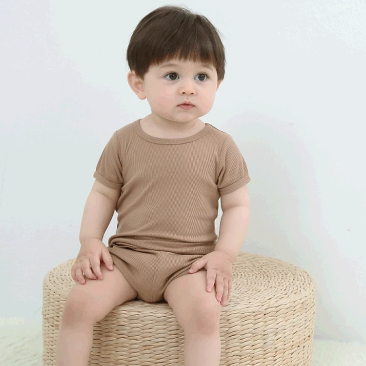 Футболка с коротким рукавом и шорты для мальчиков девочек 2 шт. | Детская одежда