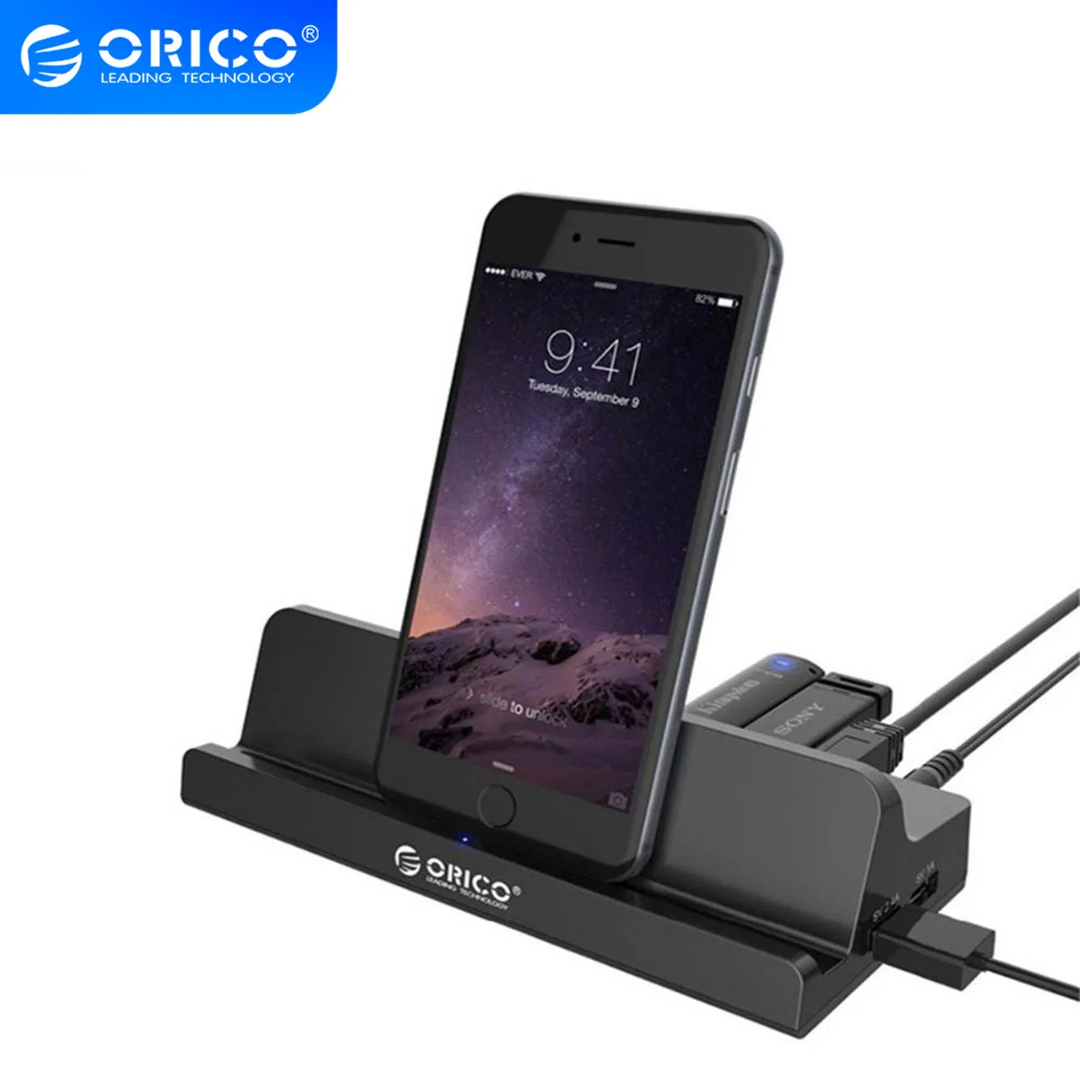 Универсальная док станция ORICO SH4C2 USB3.0 4 1 супер зарядное устройство Универсальный