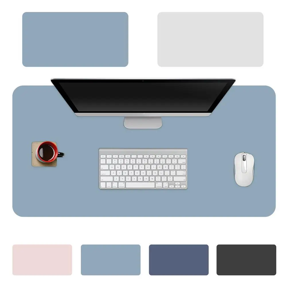 

Double-sided Large Mouse Pad Waterproof PU Leather Office Desk Mat Game Computer Keyboard Non-slip MousePad Table Cover