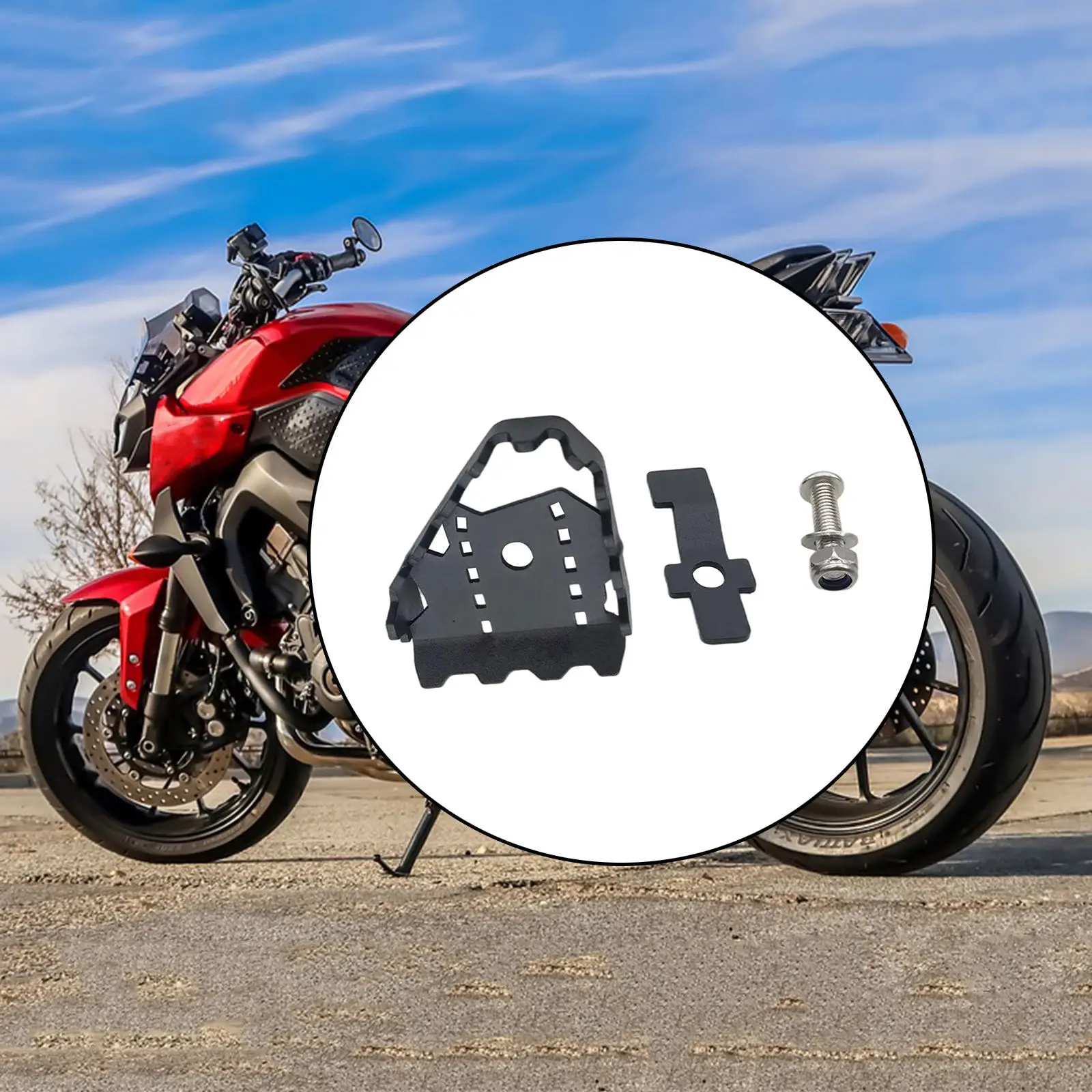 

Удлинительная пластина для педали тормоза, хорошая замена для YAMAHA TENERE700 XTZ700 2019-2021, обмен аксессуарами