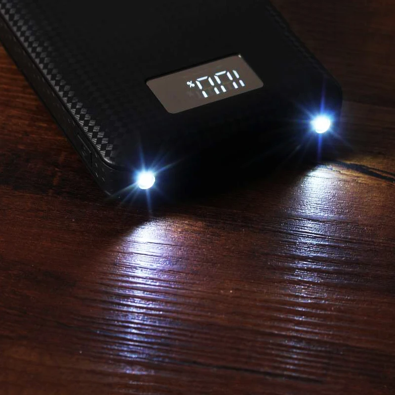 Припой бесплатно 3USB 7x18650 батарея самодельный держатель ЖК-дисплей power Bank CaseBox для iphone