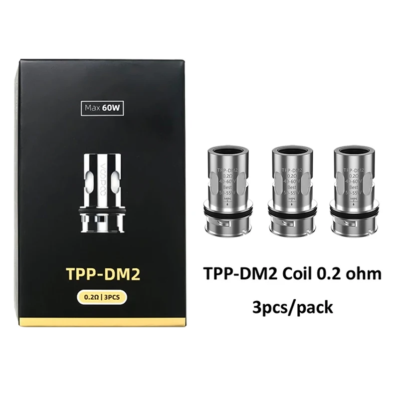 3 шт. TPP Mesh OCC катушки DM1 DM2 Сменная Головка Катушки 0 15/0 2 ohmFor DRAG /Drag X Plus S Pro Pod Комплект