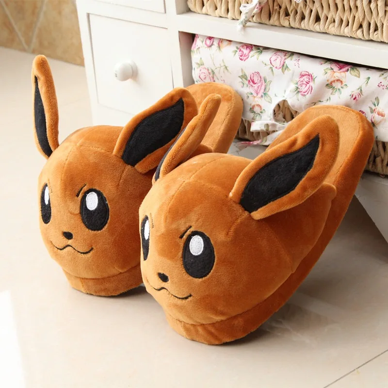 

Winter Women Cartoon Slippers Ladies Flip Flop Boys Furry Slides Indoor Shoes Warm Fluffy Home Cotton Mop