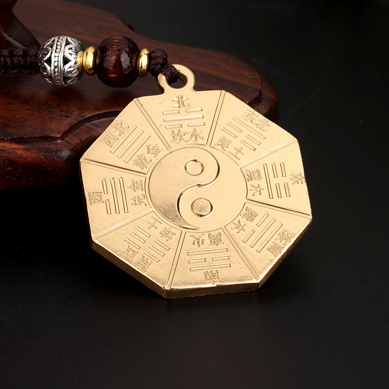 Латунный зеркальный брелок для ключей дворцового сплетника подвеска в виде рыбы