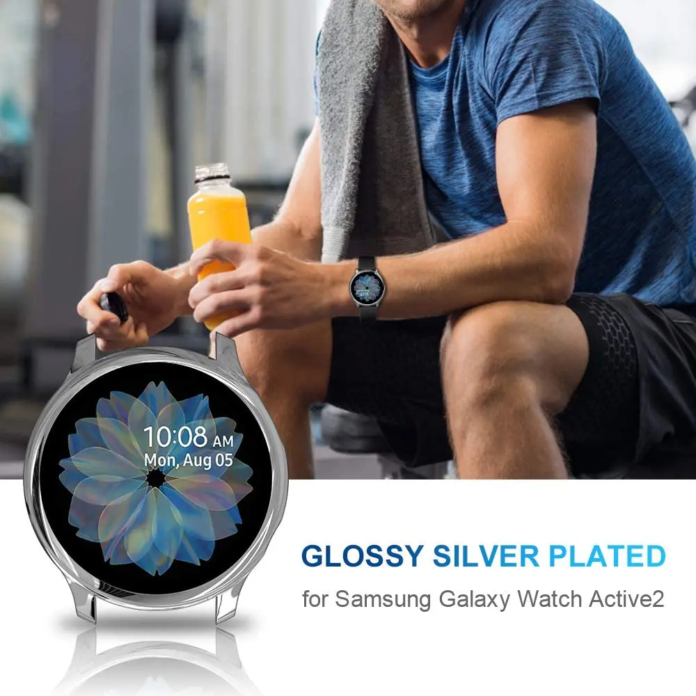 TPU Screen Protector case for samsung watch active 2 Ultra-thin Soft silicone full Protection cover for Galaxy Active 40/44mm