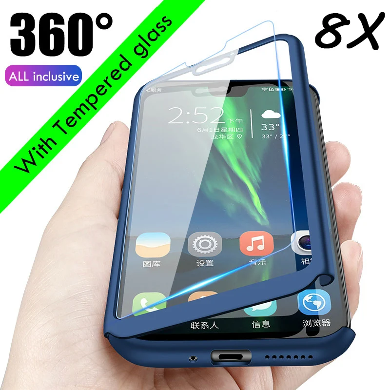 Матовый Жесткий чехол из поликарбоната для Honor View 20 10 Lite закаленное стекло полный