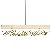 Nordic light luxury led chandelier lighting acrylic modern minimalist cafe decoration 110Vv-220v restaurant Nakajima chandelier