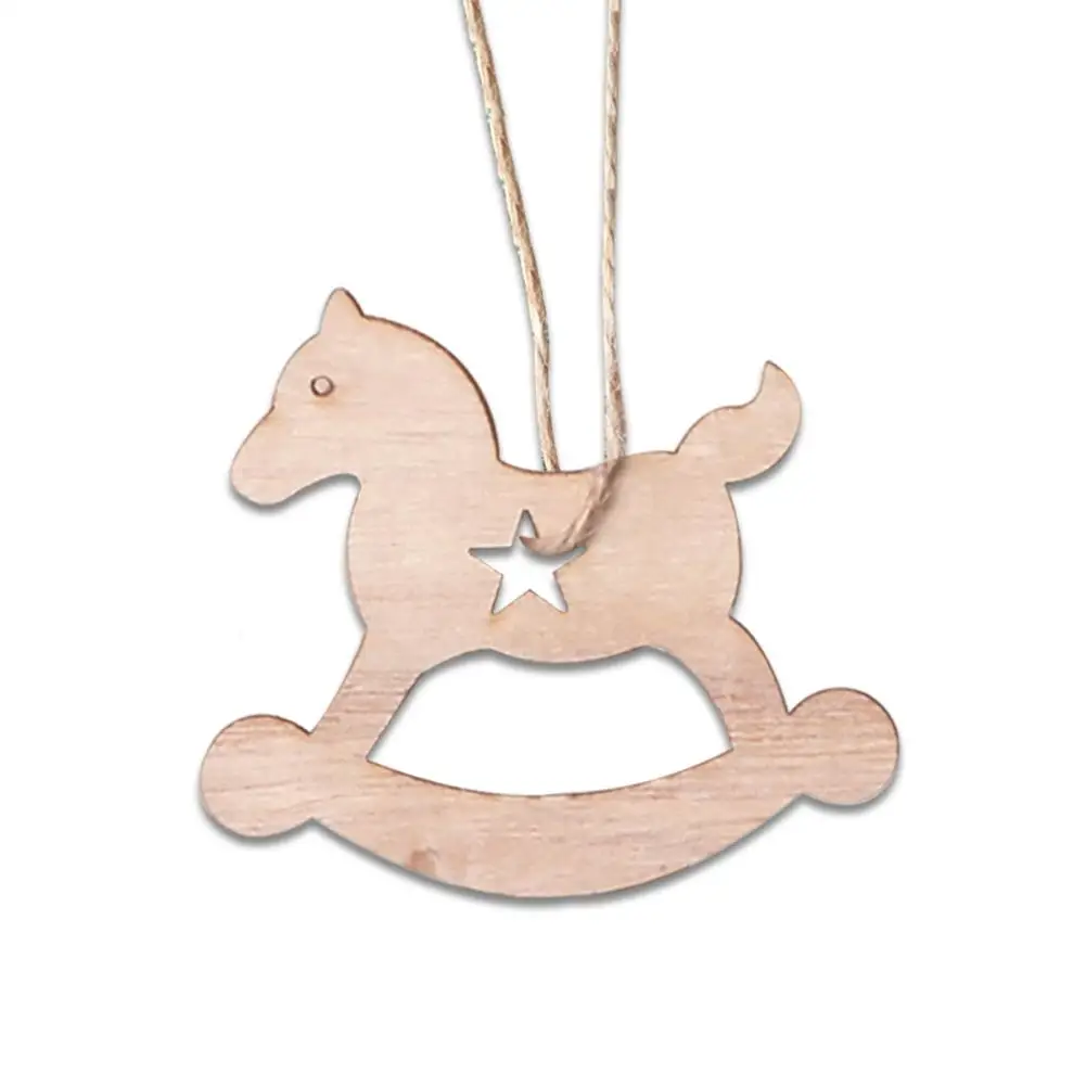 3 шт. деревянные скандинавские винтажные изделия ручной работы Рождественская