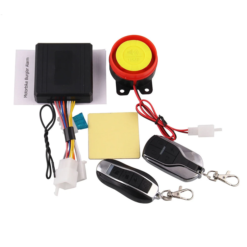 Универсальная противоугонная система для мотоцикла с дистанционным