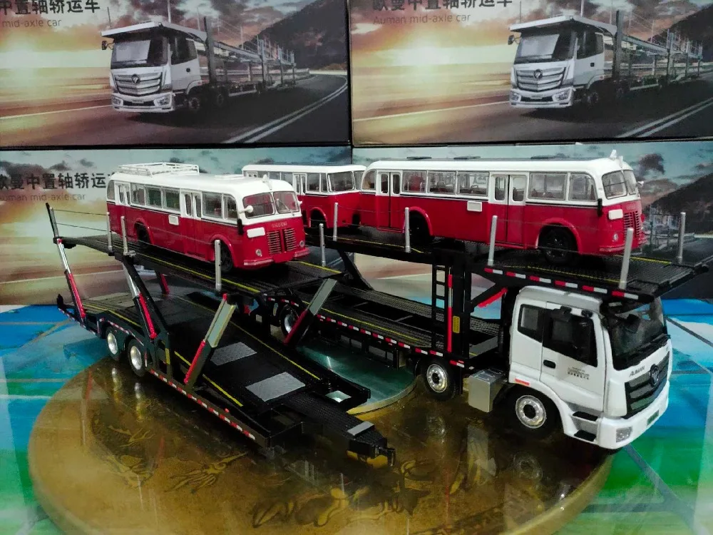 1:36 литье под давлением модель для Foton Daimler Auman Mid-axle автомобиль грузовик сплав игрушка миниатюрные подарки ETX EST GTL тракторный прицеп