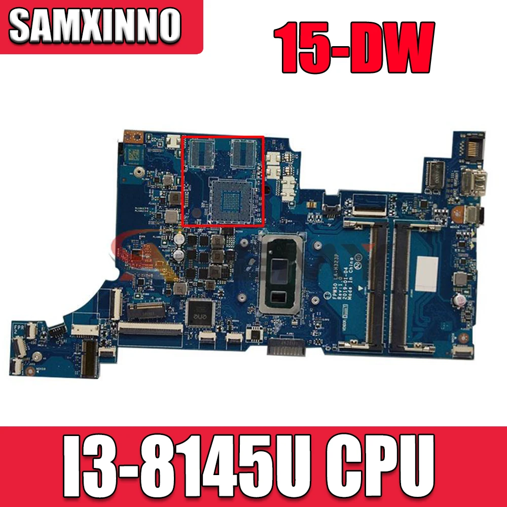 

L51985-601 FPW50 L51985-001 для ноутбука HP 15-DW 15S-DU, материнская плата SRD1V I3-8145U CPU DDR4