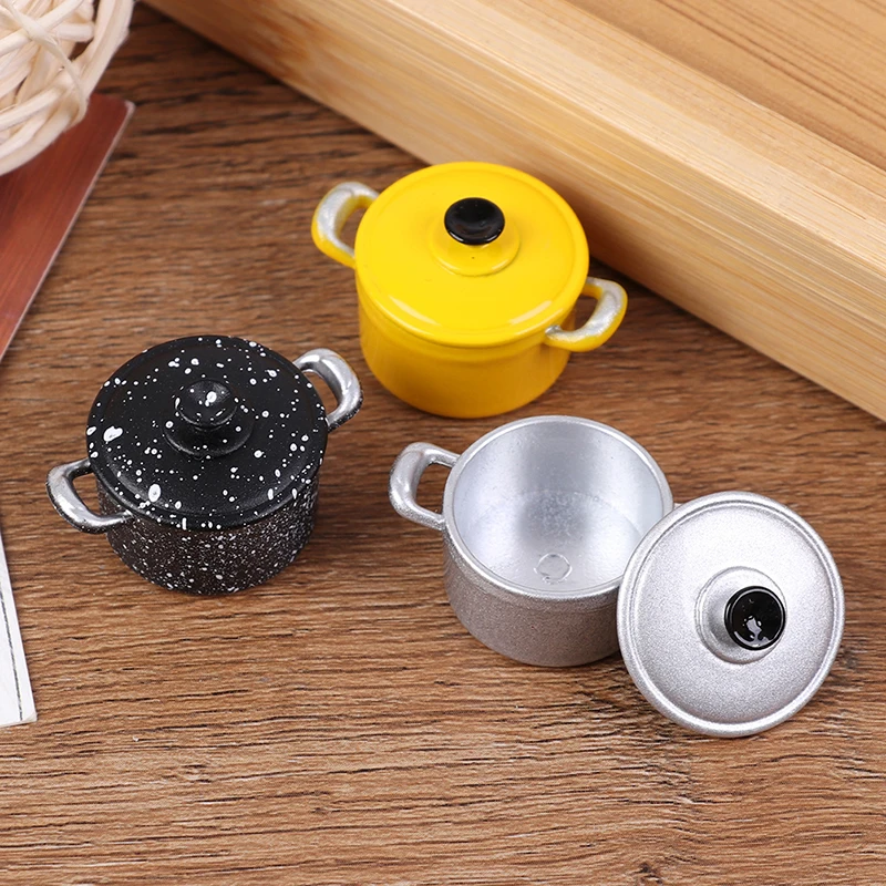 Миниатюрные аксессуары для кукольного домика миниатюрная металлическая суповая