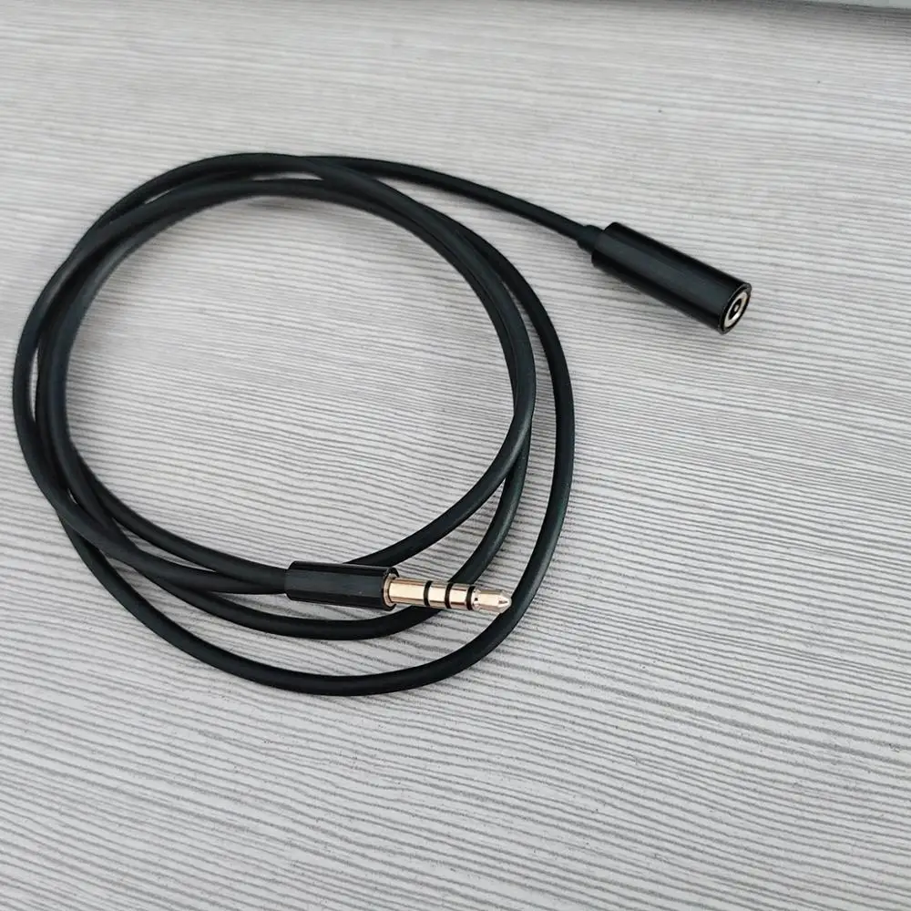 Удлинительный кабель для наушников 3 5 мм штекер-гнездо стерео аудио с длинным