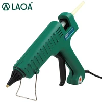 laoa 150w hot melt glue gun adjustable temperature paper sticking hairpin pu flower grafting repair hot air gun diy tool