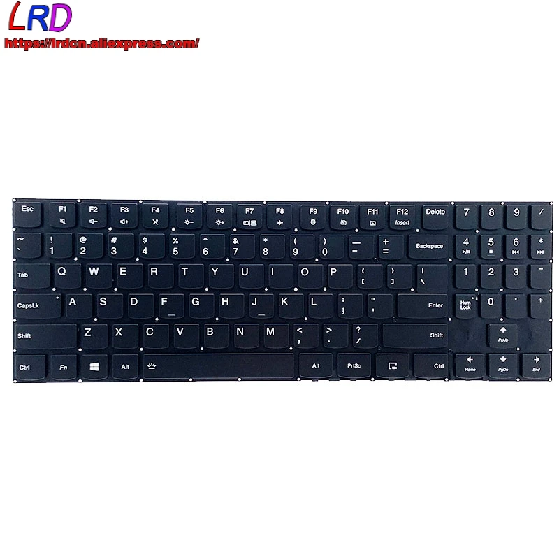 Новый оригинальный английский США белая клавиатура с подсветкой для Lenovo Легион