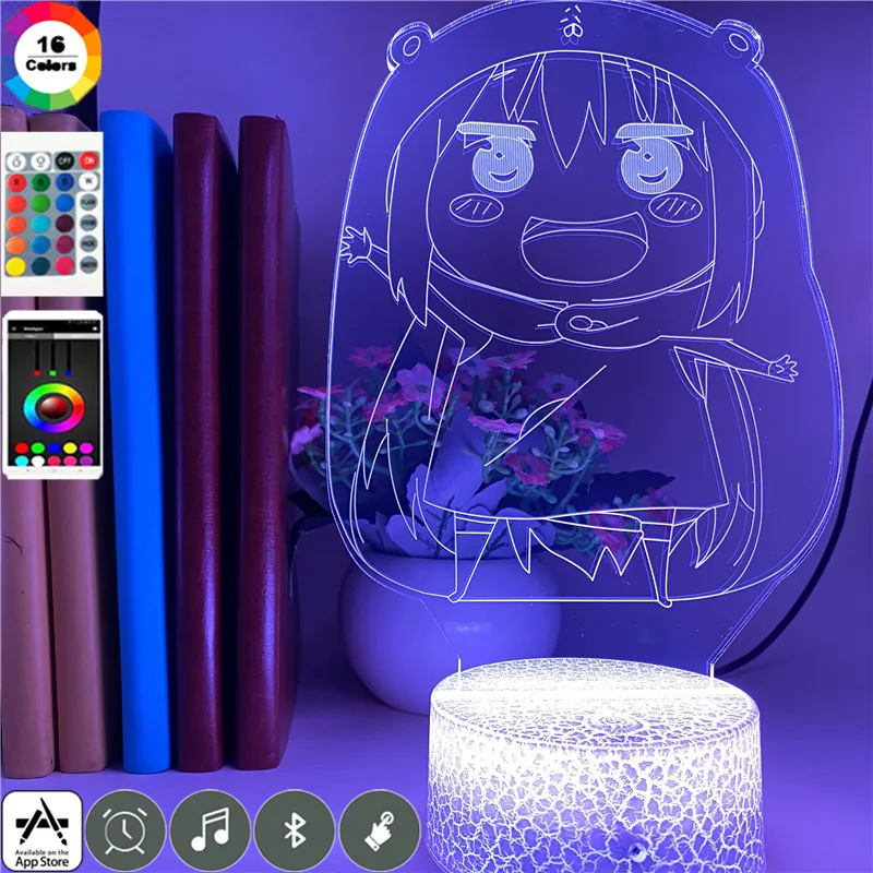 Милый Himouto! Аниме-фигурка Умару-Чан светильник USB Touch ensor светодиодный