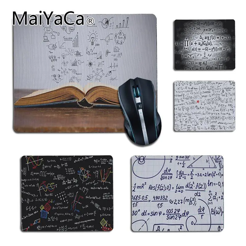 

MaiYaCa Math Formula Rectangle Gamer Speed Mice Retail Small Rubber Mousepad PC Computer cheapest Newest Mat Gaming Mouse pad