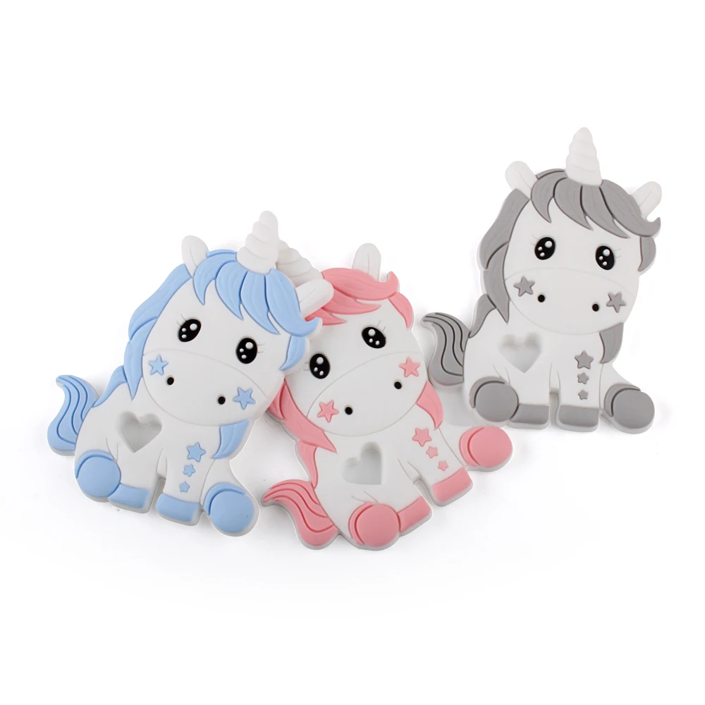 Keep &amp Grow силиконовый детский Прорезыватель в виде единорога для прорезывания