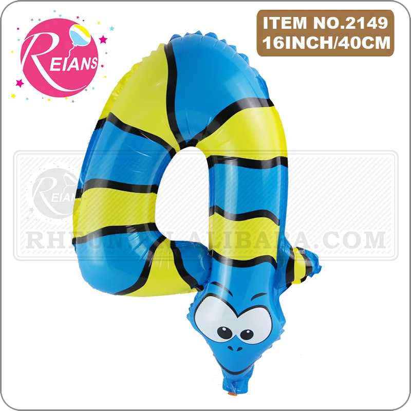 

Animal Number Foil Balloons Children Number Balloon Birthday Wedding Decoration Baby Shower Number Helium Ballons Classic Toy