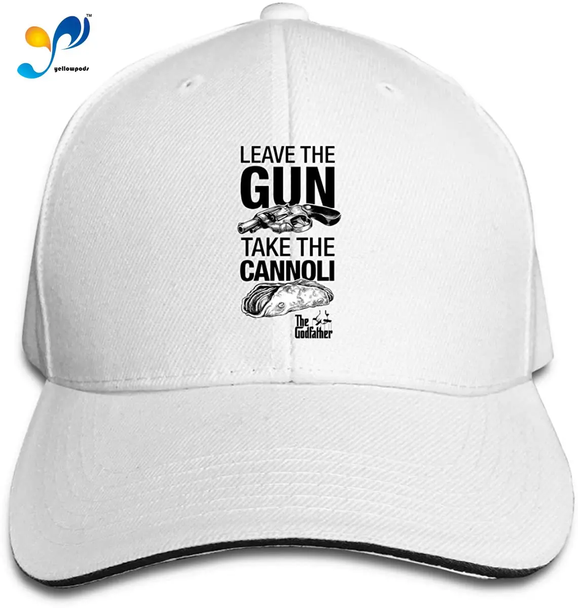 

Leave The Gun Take The Cannoli Women's And Man's Classic Pointed Cap Cricket Cap