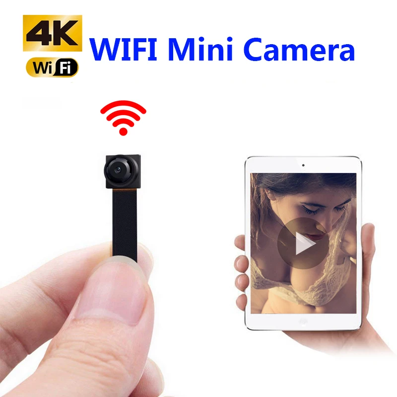 

HD 4K DIY Portable WiFi IP Mini Camera P2P Wireless Micro Webcam Camcorder Video Recorder Support Remote View 128G TF Card