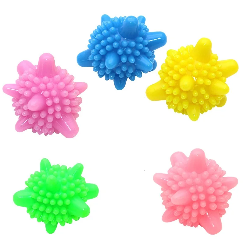 

5 pcs/lot Magic Laundry Ball For Household Cleaning Washing Machine Clothes Softener Starfish Shape Solid Cleaning Balls