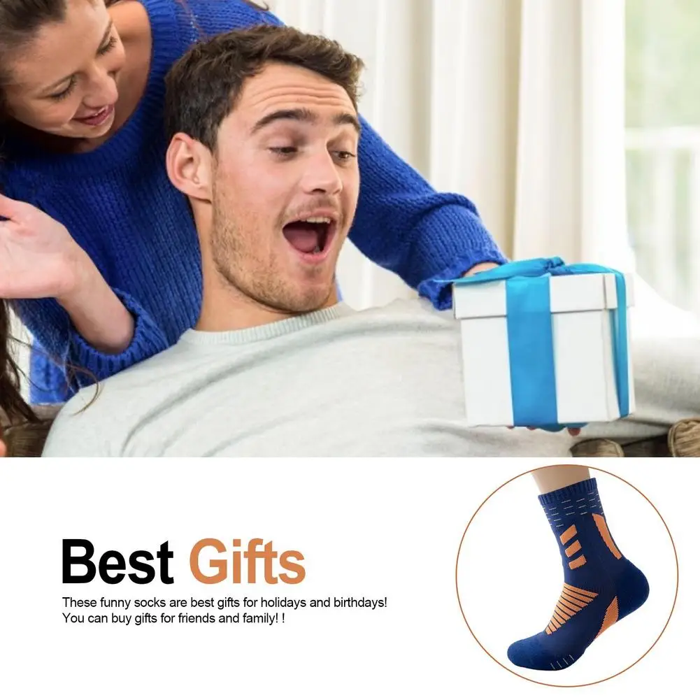 

1Pairs Men's Trainer Socks Comfort Sport Cycling Marathon Socks Stocking Outdoor Hiking Skiing Sock Sport Thermosocks