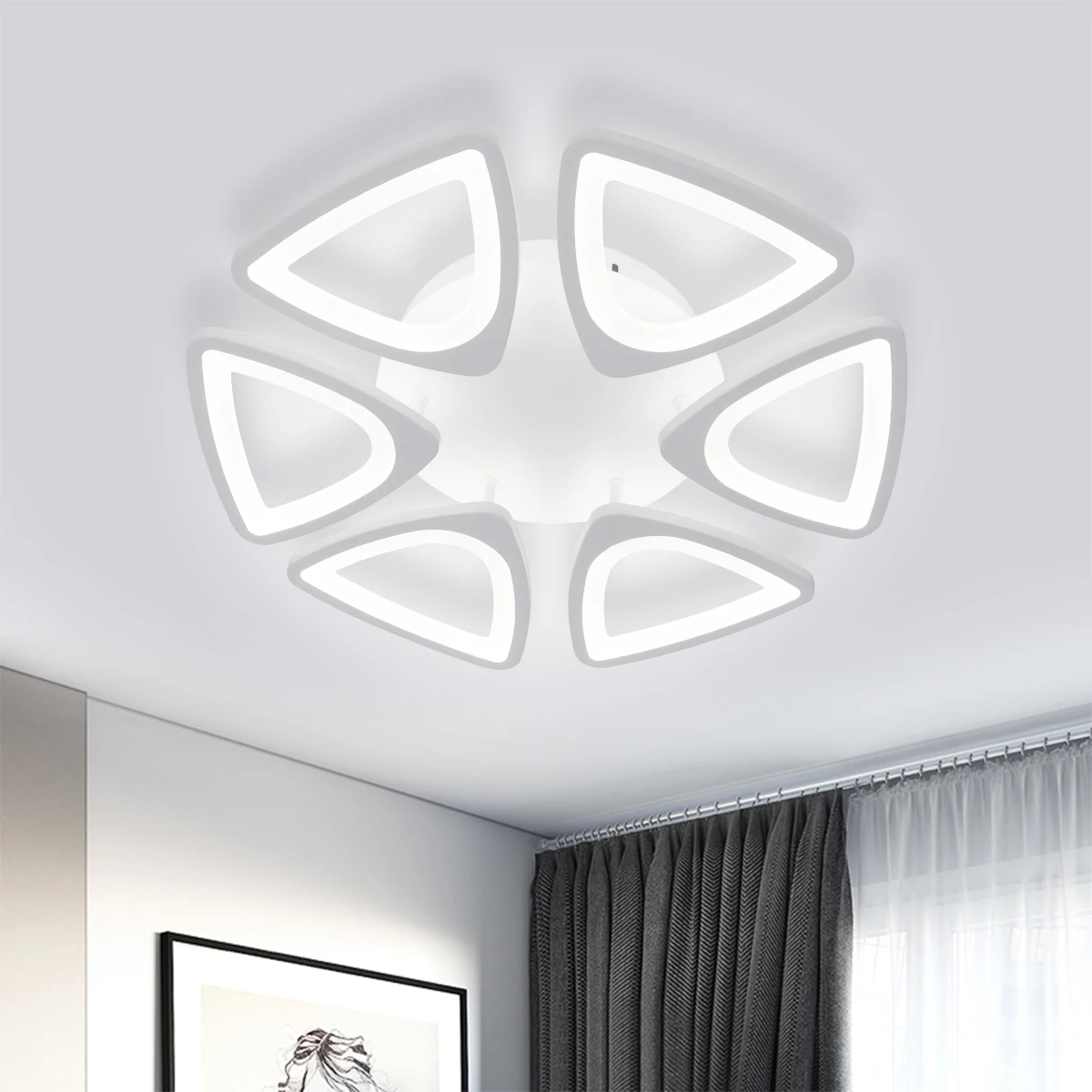 Современный потолочный светодиодный светильник Ganeed комнатное крепление с