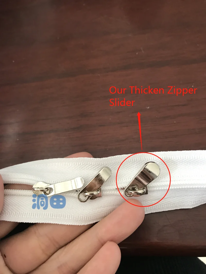 5 метров #3 нейлоновая молния с 10 шт. уплотненная слайдер Длинные молнии для одеяла