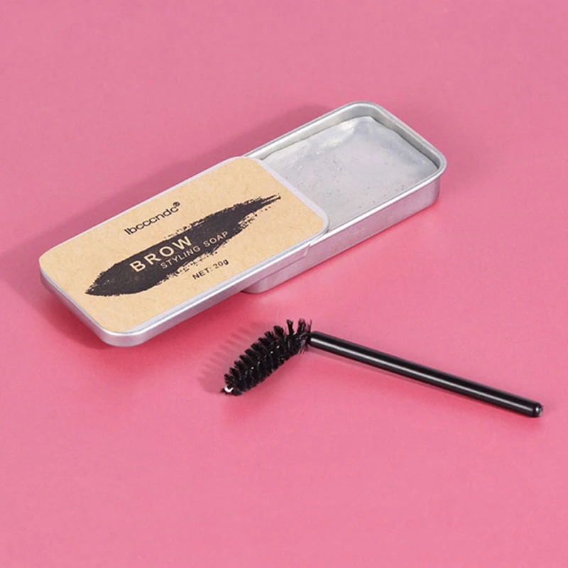

3D Feathery Brows Eyebrow Shaping Cream Brows Makeup Gel Soap Waterproof Long Lasting Eyebrow Setting Gel Brows Kit