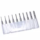 10 штук набор Вольфрам карбида Расширенный ПП Кукуруза Резак гравировочный станок с ЧПУ для древесины маршрутизатор кукурузы фреза сверло для печатных плат