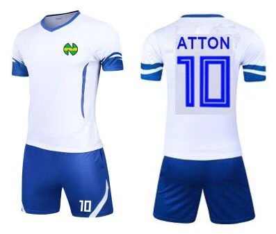 Азиатские размеры, для детей, для мужчин, Camiseta atom Maillots de Foot Enfant equipe de французский Оливер атом капитан Tsubasa майки - Цвет: As picture