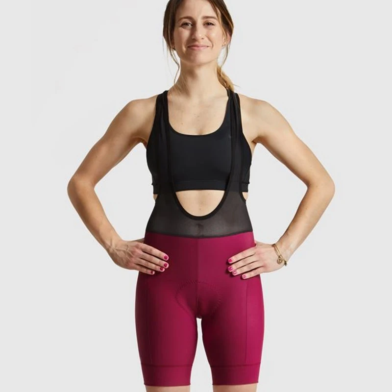 2020 Женская офисная одежда Женский велосипедный костюм перец розово-красный