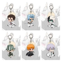 hot anime bleach character model aizen sousuke ulquiorra cifer grimmjow jeagerjaques acrylic keychains fans christmas gifts