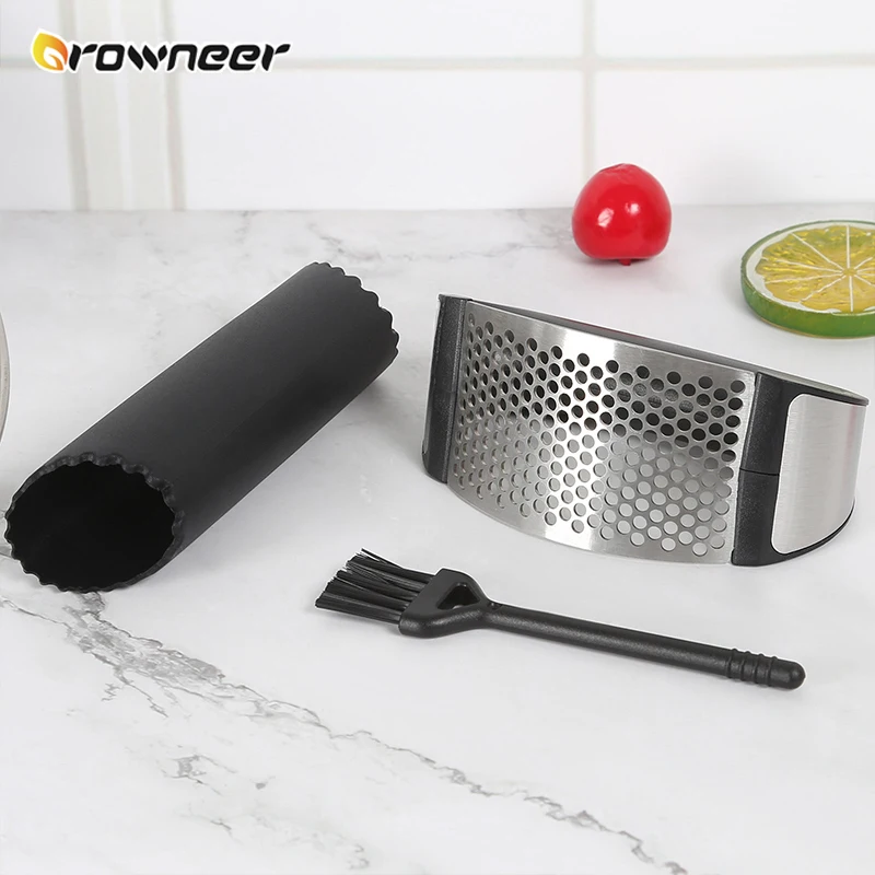 Ручная прижимная лапка для чеснока измельчитель из нержавеющей стали пресс