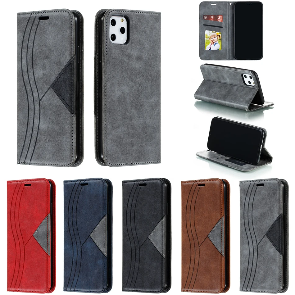 Кожаный чехол для Xiaomi Mi 9 Pro CC9e A3 Redmi 6 6A 7 Y3 Note 8 10X 8A K20 9S флип-кошелек держатель карт |