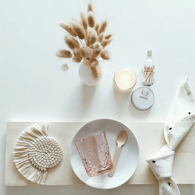 Ручная работа украшение дома подушка для кафе тарелка чаша чайная подставка