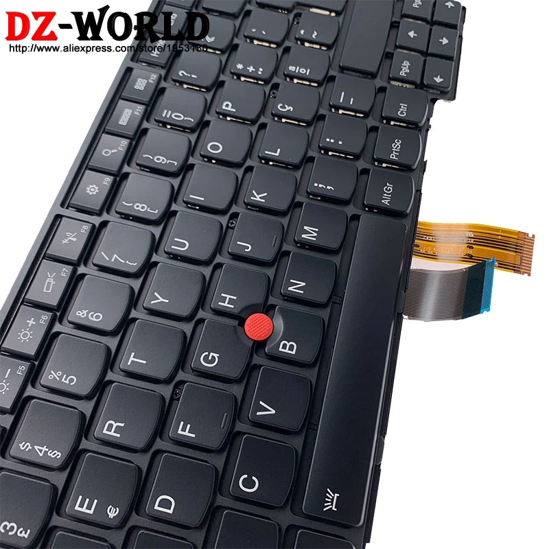 Новая Оригинальная PT португальская клавиатура с подсветкой для ноутбука Lenovo