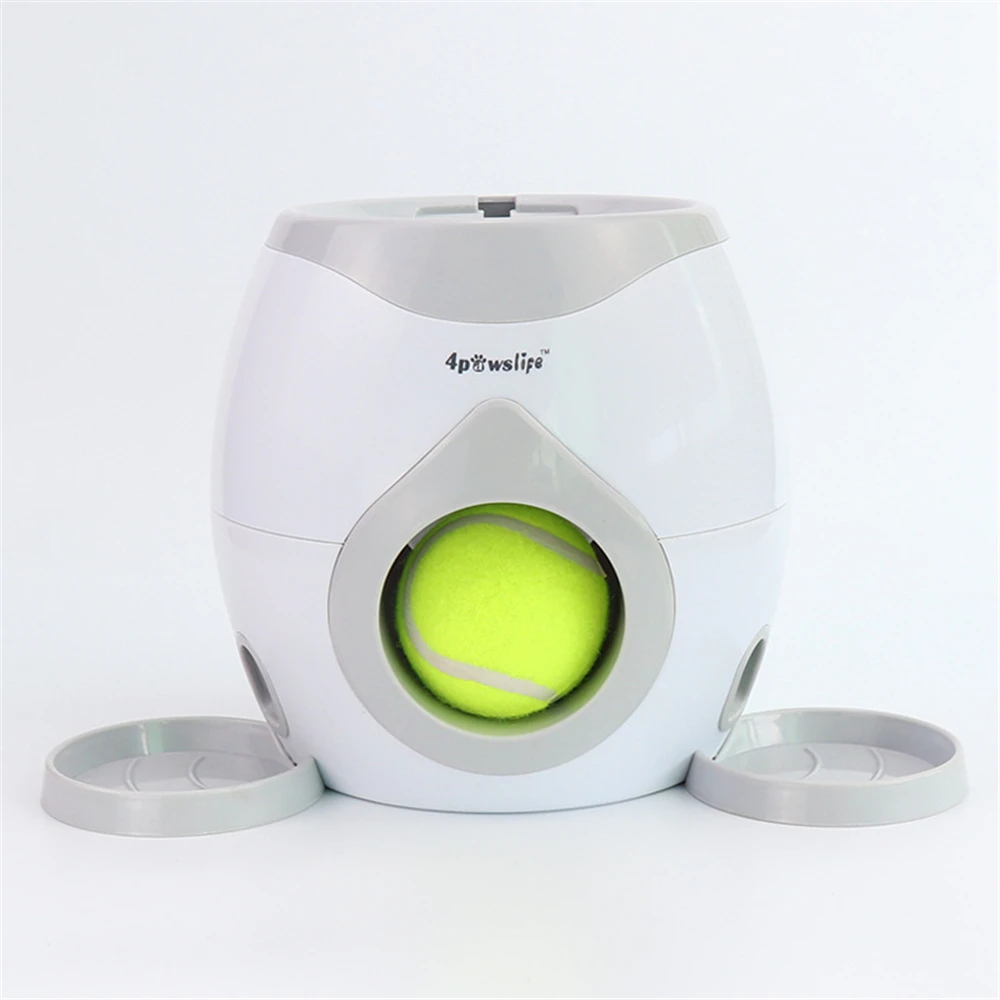 Машина для награждения за еду собак с теннисным мячом Интерактивная игрушка