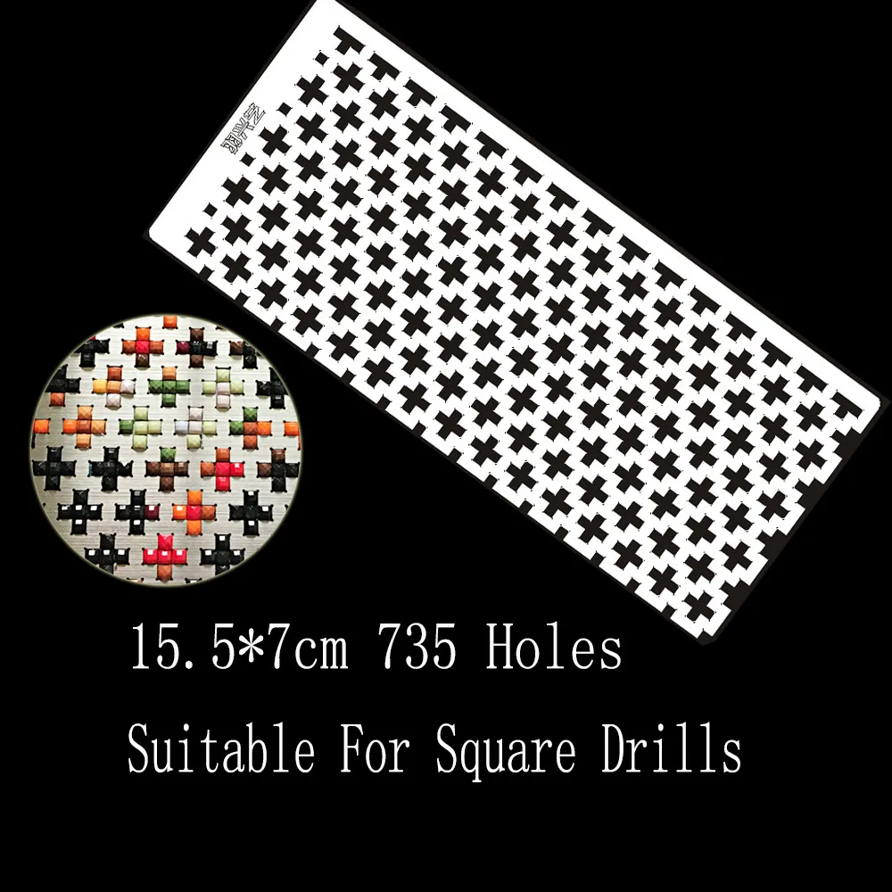 Dpsprue DIY Инструменты для вышивки картин со стразами чертежная линейка квадратная