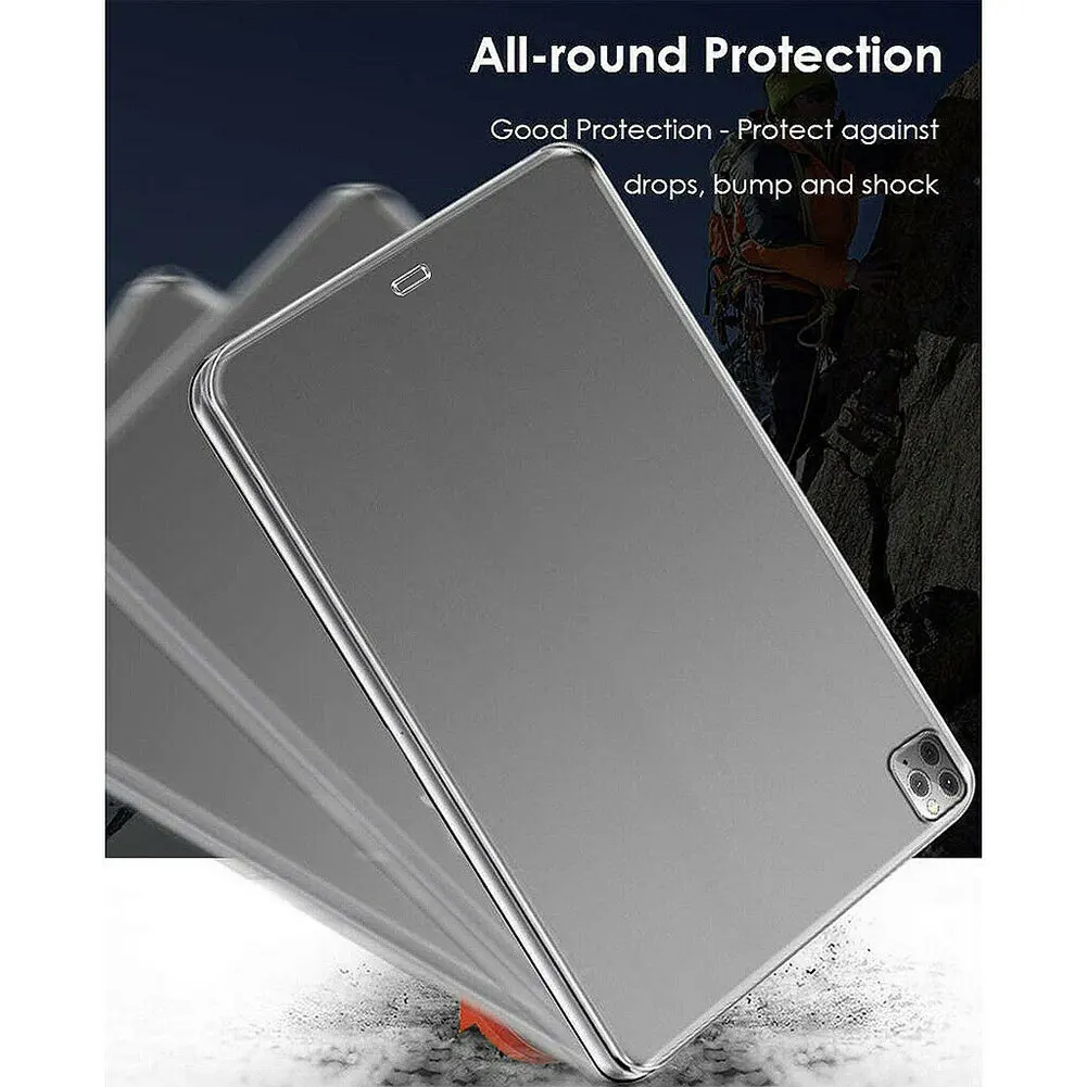 

Shockproof Case For iPad Pro 12.9 4th Generation 2020 Soft TPU Protective Tablet Cover For iPad 12 9 inch 2018 Transparent Case