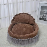free shipping pet rest padded oval kennel bottom non slip function