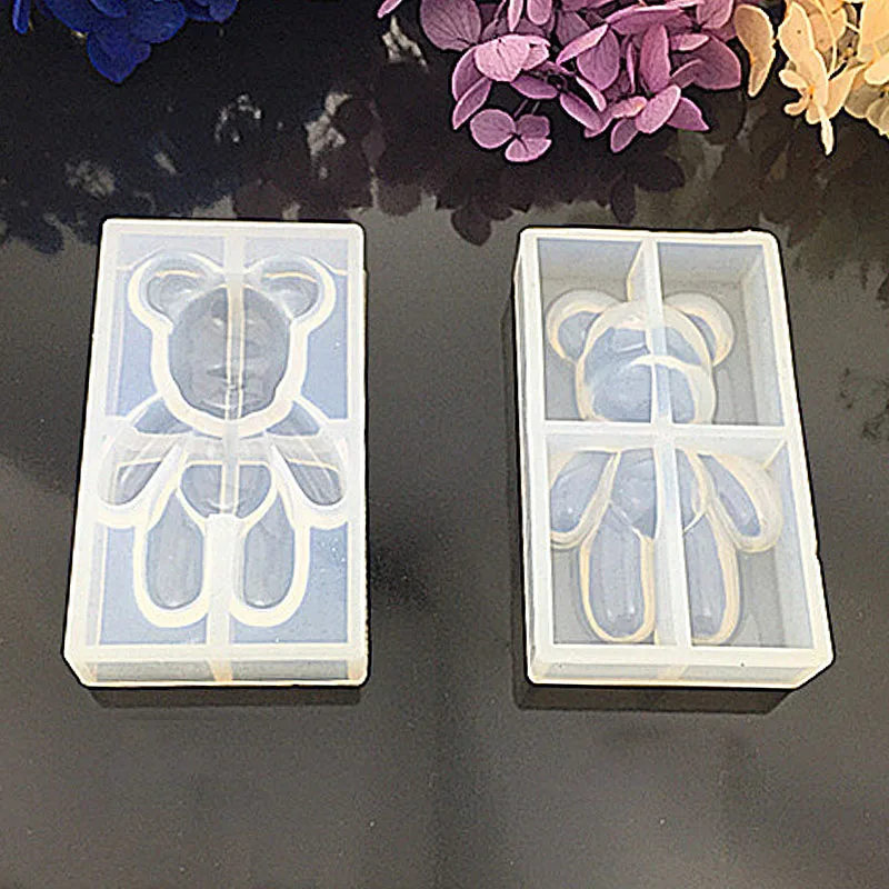 Форма сделай сам для подвесок в виде медведя из эпоксидной смолы инструменты