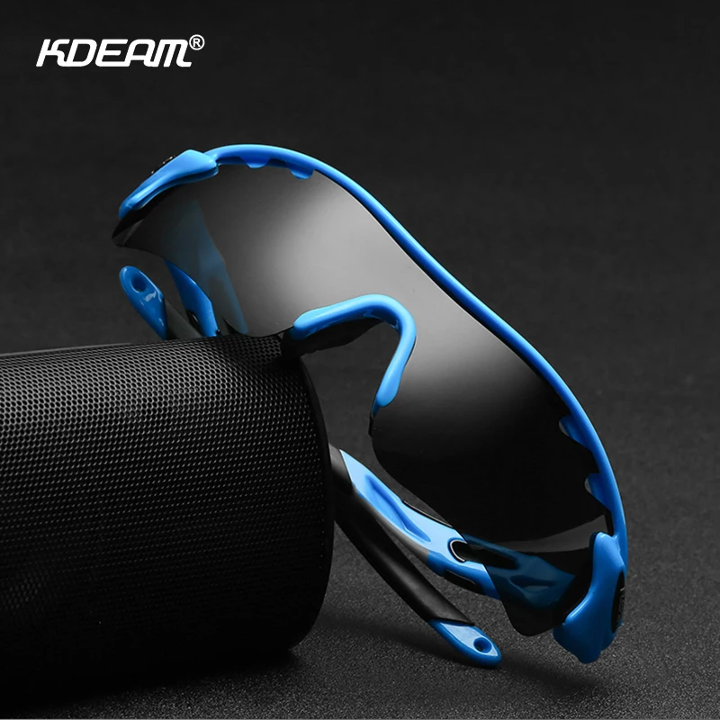 

KDEAM Men's Comfort and Performance Polarized Sunglasses Sports TR90 Frame Materials Sun Glasses Impact Protection KD666